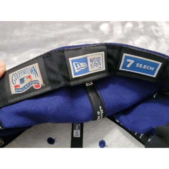 Chicago Cubs‎ New Era Cooperstown Blue white fitted hat 7 - Picture 8 of 8